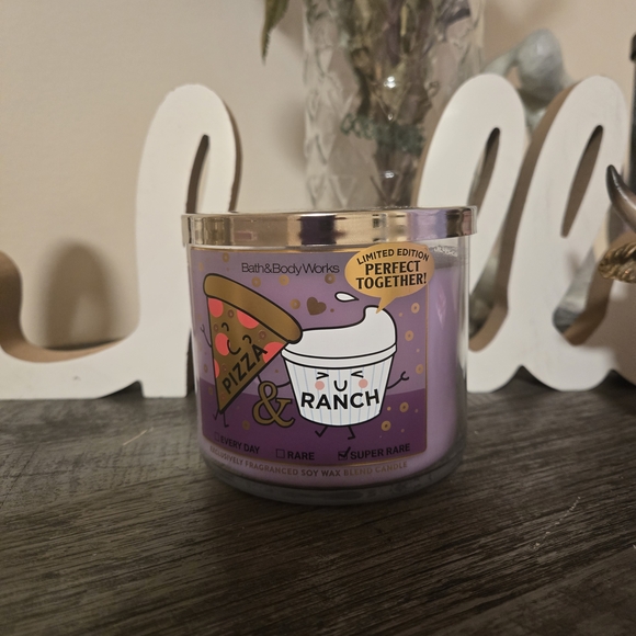 Bath & Body Works Pizza & Ranch Candle Super Rare Limited Edition - Picture 2 of 6